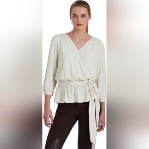 Ralph Lauren Peplum Blouse XL